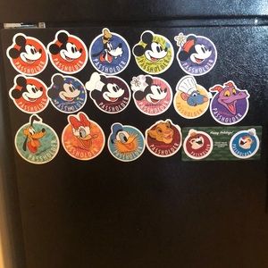Disney Annual Pass Magnet Collection